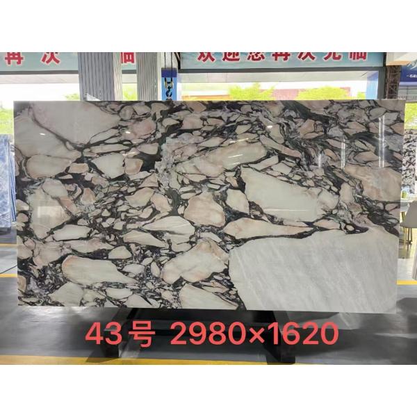 Luxury Bvlgari Pink Marble Countertop | Soft Pink with Black Veins for Vanity