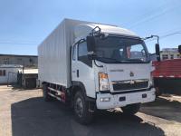 Howo 6 Light Duty Commercial Trucks With Closed Box 3 Ton