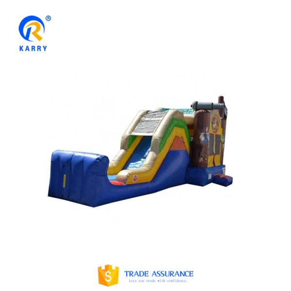 Large Kids and Adults Inflatable Monster Truck Bounce House with Slide EN14960 Certified