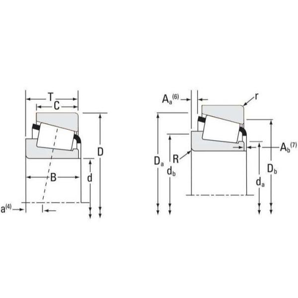 la sola fila de 594/592A 594-592A parte radial de los rodamientos de rodillos la alta y fila de carga de la capacidad de la jaula axial de la chapa la sola
