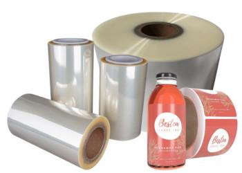 PVC Heat Shrink Packaging Film Roll 30-150um Thickness No Printing