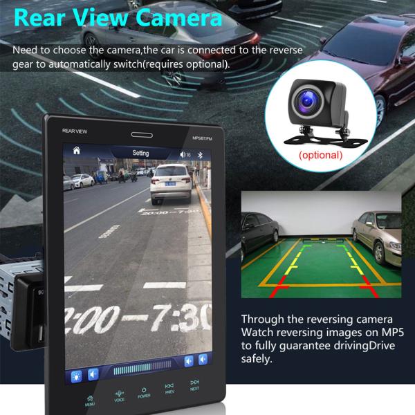 Universal 9.5\ 2 Din Android Navigation GPS Car Multimedia Player Dashboard Car Radio Touch Screen USB Carplay FM WIFI
