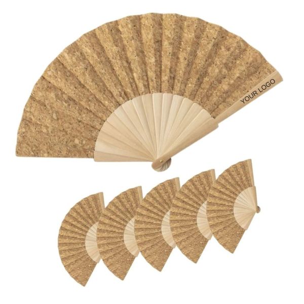 23 cm Custom Printing Wood Folding Fan Wholesale Factory Paper or Fabric Held Hand Fans