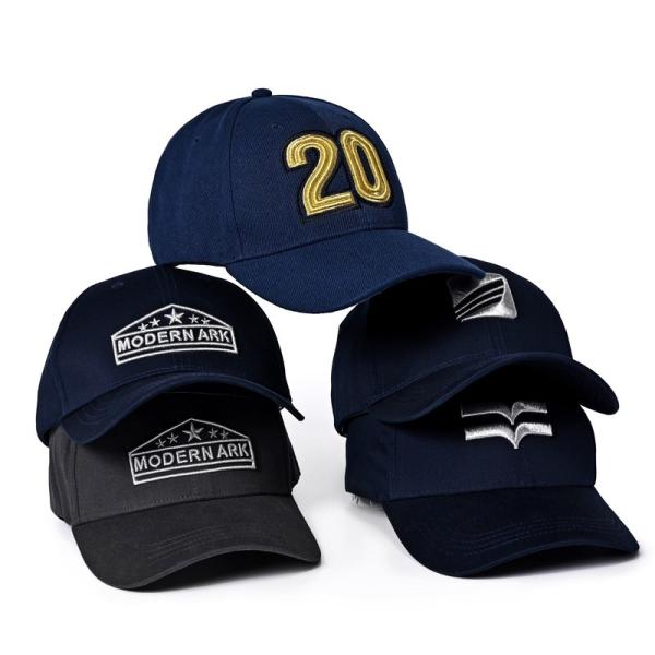 Gold Thread Custom Embroidered Flexfit Hats 58cm Golf Caps For Men
