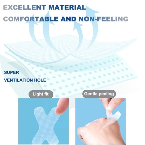 Custom Logo Mouth Breathing Strip Hypoallergenic Sleep Mouth Strips Private Labels