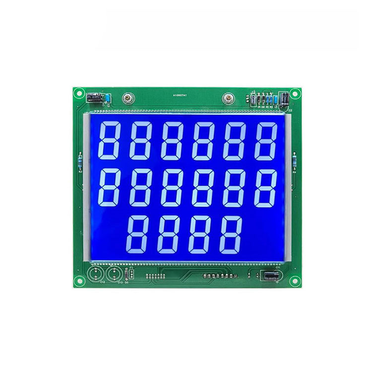 High-quality16 Digit 7segment Fuel Dispenser 664 Lcd Display Module Blue