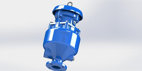 Stainless Steel Internal Parts Sewage Air Release Valve DN50 - DN300 Anti Corrosion