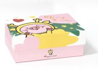Boîte ondulée de estampillage chaude colorée de tuile de 400gsm E
