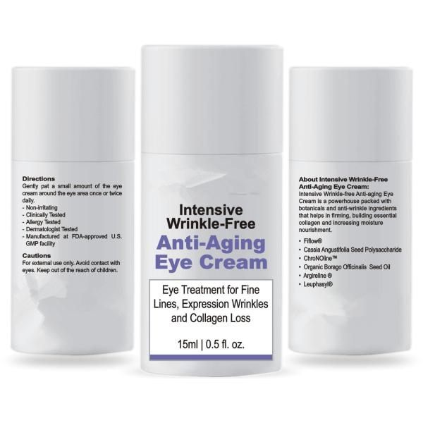 Накормите органическую сливк глаза, возродите морщинку сливк обработки глаза интенсивную анти-