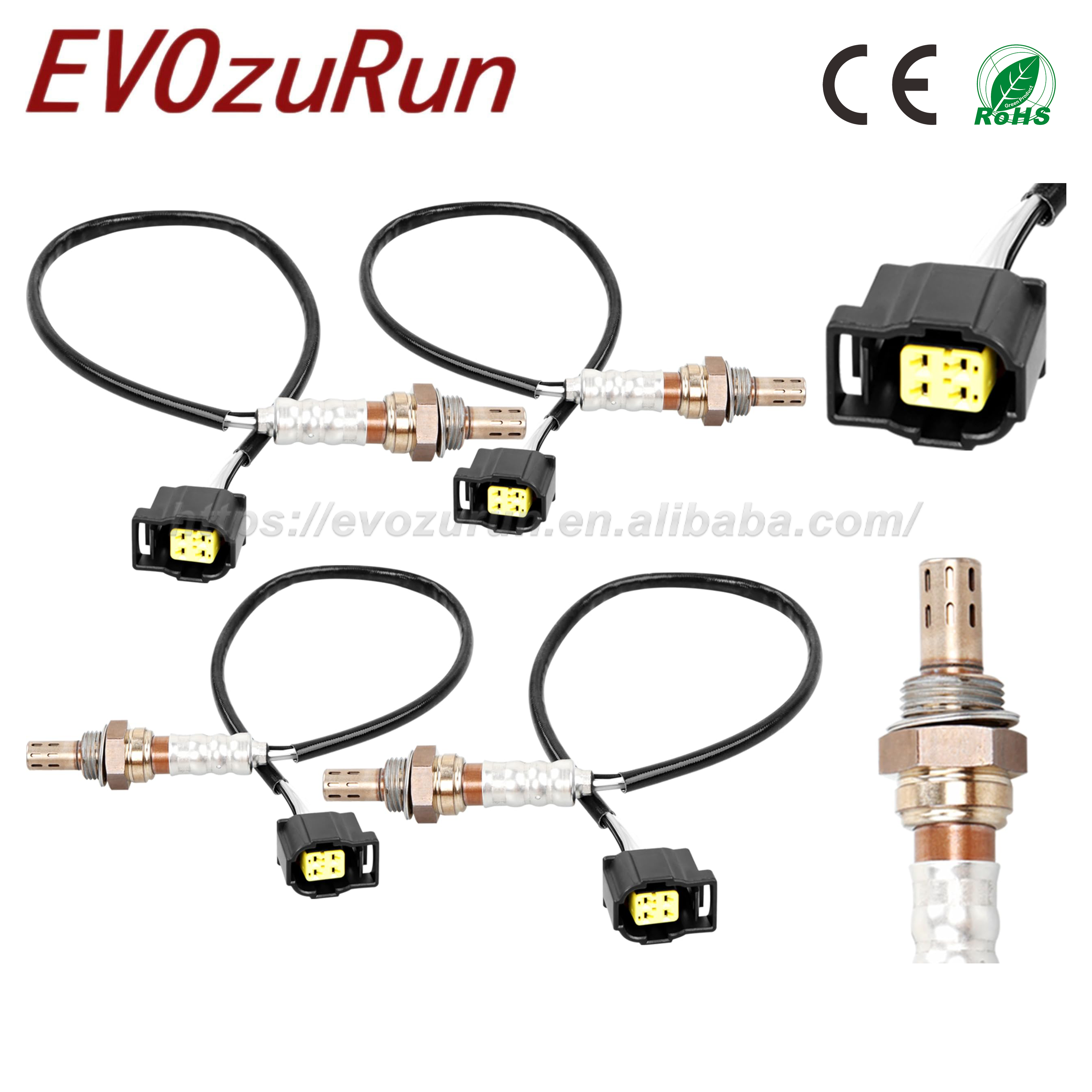4PCS Oxygen O2 Sensor Upstream Downstream 234-4587 250-24253 Lambda Sensor for Chrysler 300 Dodge Ram Jeep Grand Cherokee 2005-2023
