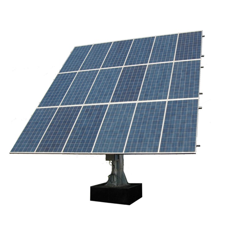 5kw Dual Axis Solar Trackers 27m/S 2 Axis Tracking Solar Panels