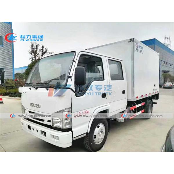 camiones de reparto de 2T 3T ISUZU Double Row Frozen Meat