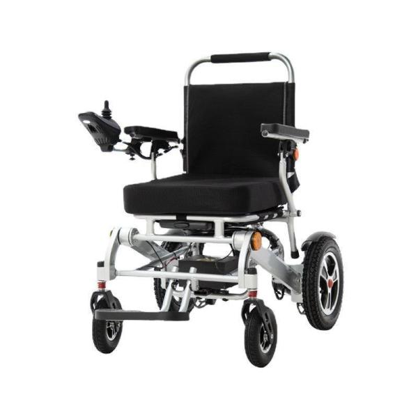 Electric Aluminum Alloy Folding Wheelchair for Elderly 201-500W Durable Construction