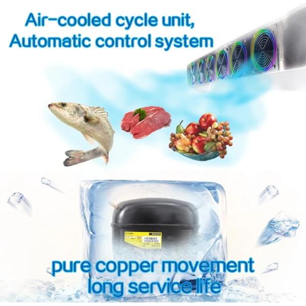 Table de travail réfrigérateur chambre froide réfrigérateur banc de travail congélateur