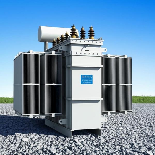 Transformateur de distribution de puissance de type immergé dans l'huile extérieur 250 kVA 315 kVA triphasé