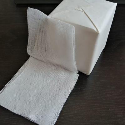 O cuidado sem fôlego branco 4 exerce Gauze Swabs médico 5cmx5cm