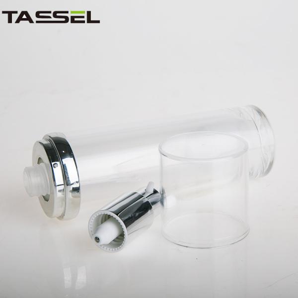 Non Spill PMMA Airless Cosmetic Bottles 20Ml 35Ml 50Ml For Personal Use