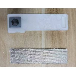 Plaque de mica rigide 2D avec collage arrière en phlogopite