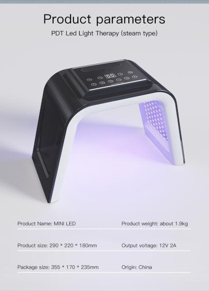 Professional Photon 7 Colors PDT Led Light LED Facial Mask Machine For Skin Rejuvenation Light Therapy