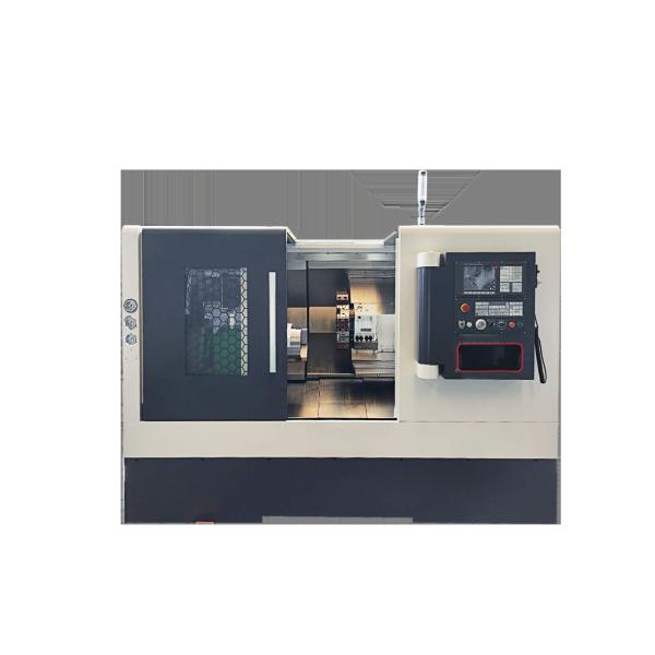 0.125kw TCK50 наклонный кровать Cnc токарный станк 2 оси Cnc поворотный станк
