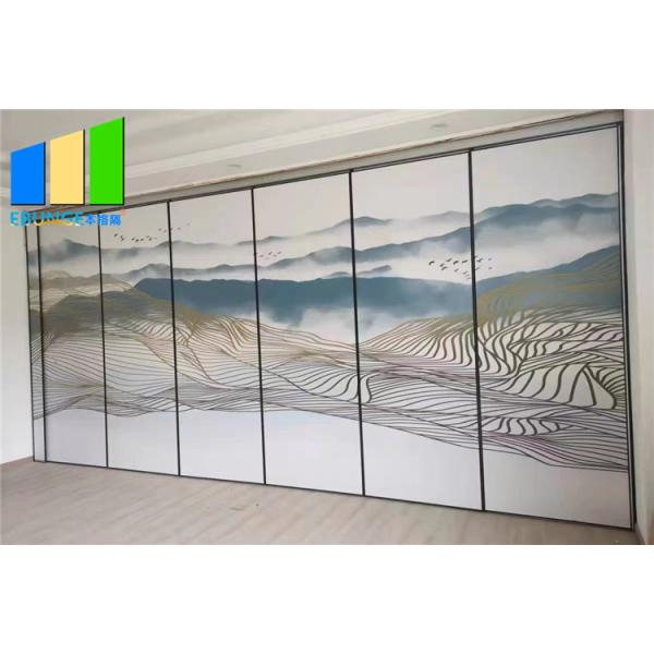 Стена раздела 65 MM толстая передвижная акустическая отсутствие следа пола