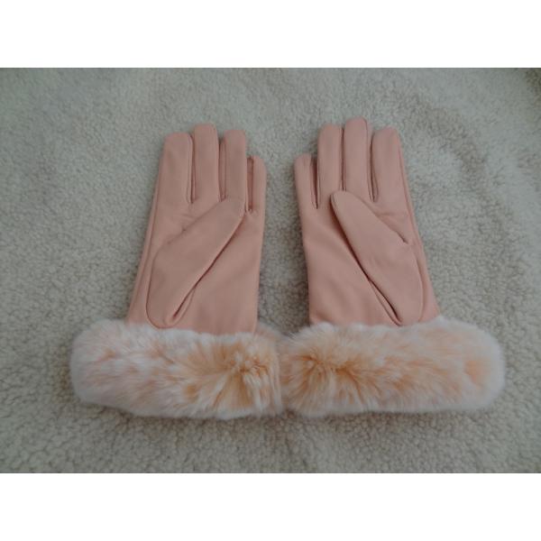 warm-keeping women sheepskin leather gloves