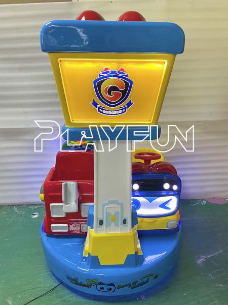Playfun  smart and cute design  Gogo beep 2 players  kiddie swing carnival ride