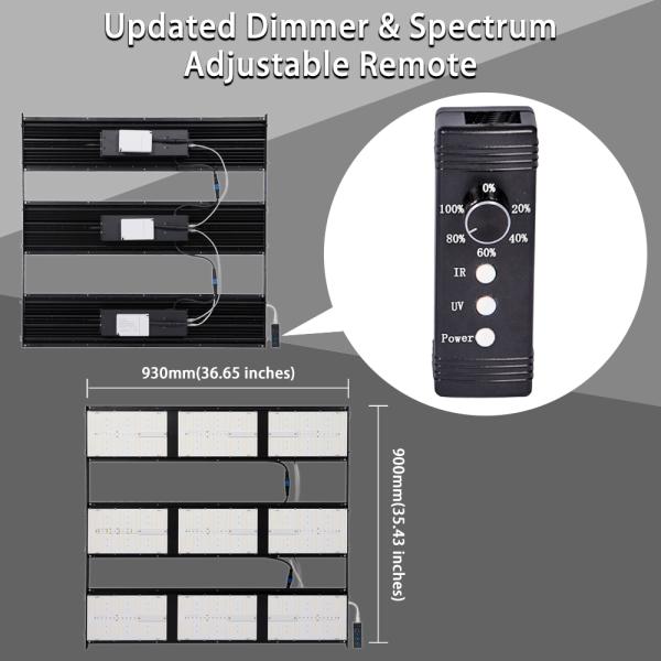 СИД наивысшей мощности Bavagreen растет инфракрасн доски светов 1080w IP65 Кванта УЛЬТРАФИОЛЕТОВОЕ