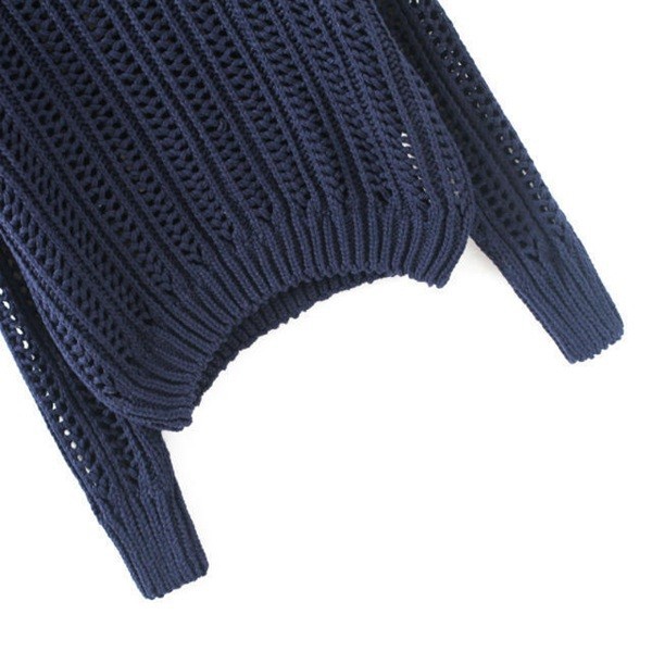 Crochet,pullover Hollow Out Golden Thread women sweater Knitted Loose Sweaters warm pullovers