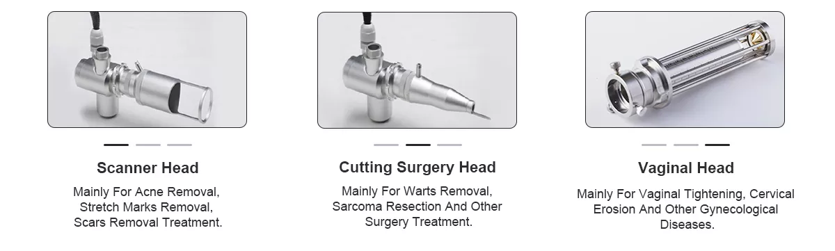 Машина лазера RF СО2 частичная для удаления угорь обработки стороны