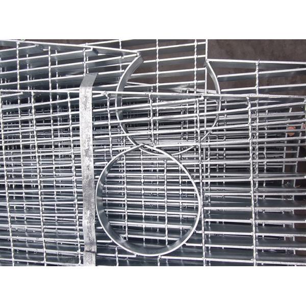 Silver White Steel Metal Grating Oem Hot Dip Galvanized