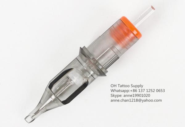 E.O Gas sterile Artists Tattoo Needle Cartridges ABS 316L Stainless Steel Safety 20 Needle Cartridges In A Box