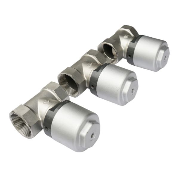 Vanne d'arrêt pour véhicule d'assainissement (vanne d'arrêt pneumatique) en acier inoxydable : contrôle du débit d'eau, avec fonction d'arrêt et de régulation