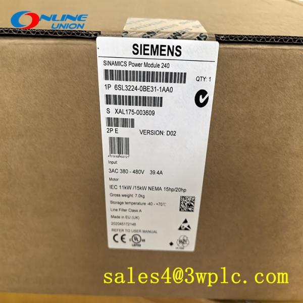 6SL3224-0BE31-1AA0 SIEMENS  SINAMICS G120 PM240 Power Module