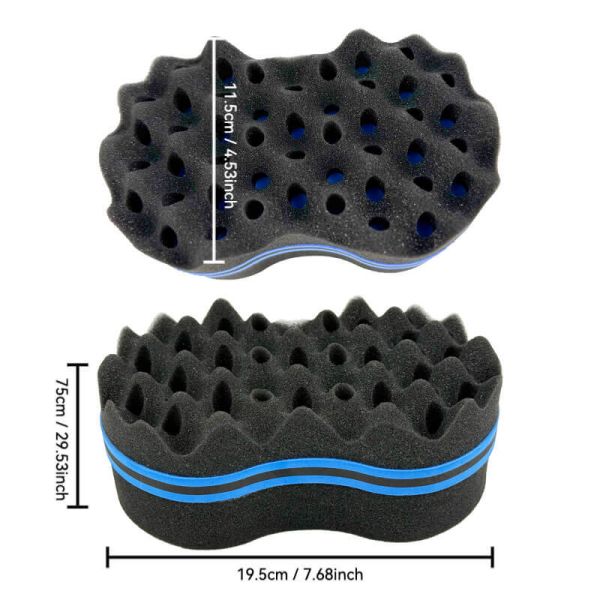 OEM Bow Wow Hair Sponge PU+EVA Natural Hair Nudred Sponge 8 Shape