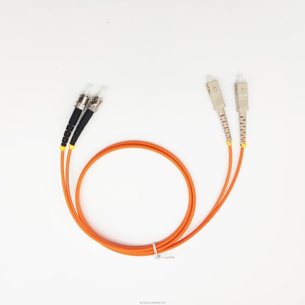 High Speed Fiber Optic Cables LC UPC To ST UPC Fiber Optic Patch Cord Custom FTTH Optical Fiber Cable