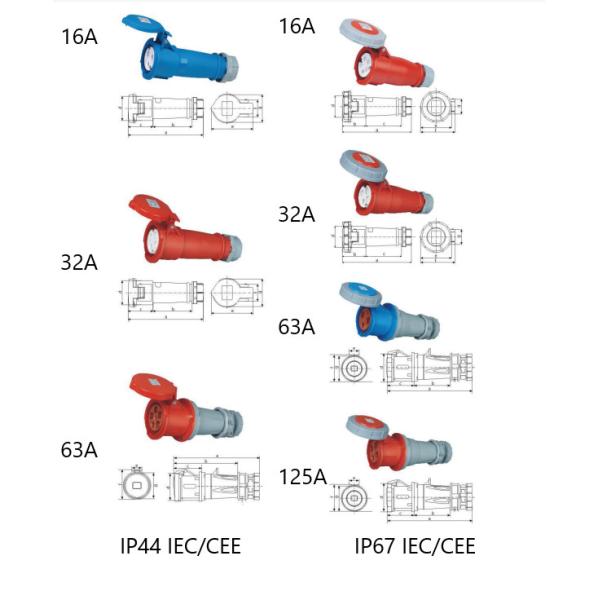 IEC 62196-2 заряжателя заряжателей J1772 3,0 электрического автомобиля 250V 16A портативные быстрый