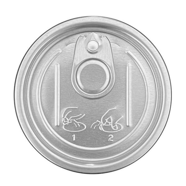 Couvercle facile à ouvrir pour une boîte de café métallique
