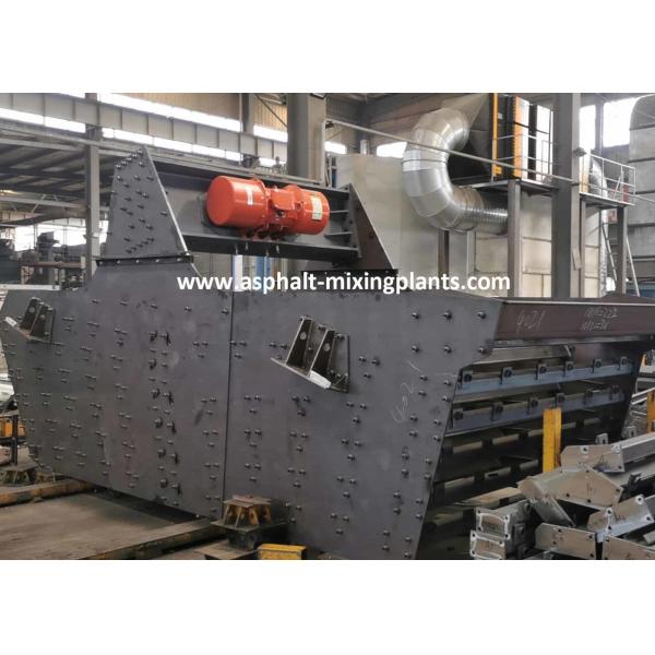 Criblage vibrant d'agrégat chaud assortissant le système