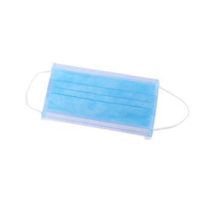 Flexible 3 Ply Disposable Medical Face Mask Dust Proof High Bacteria Filtration
