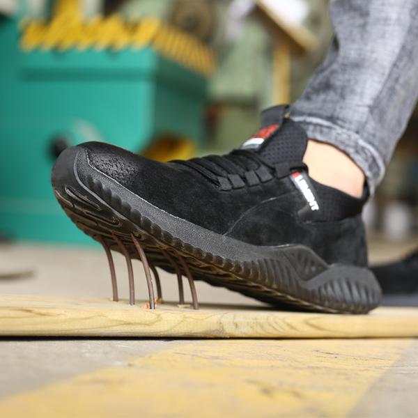 Shengjie OEM Man'S Fashion Waterproof Wear-Resistant Work Boots Non-Slip Brown Work Steel Toe Safety Boots