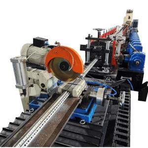 ギアボックス駆動鋼製貯蔵ラックロール形成機械