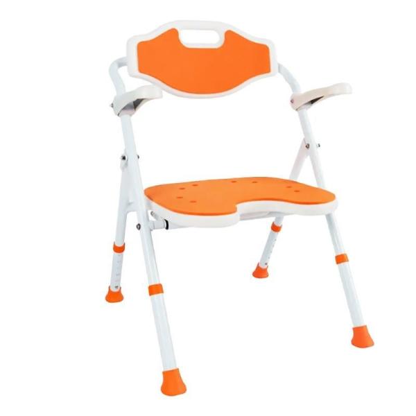 15*56*90cm Soft Foldable Shower Chair Customized High Strength For Elderly Care