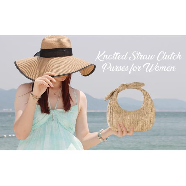 clutch bag, handy bag, handbag, handle bag, Portable Straw Makeup Toiletry Wash Bag Factory OEM Travel Hollow Out Knitted Cosmetic Carry Clutch Pouch Bag Gift