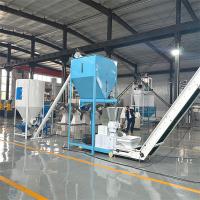 Pequeño granulador animal azul 30kw 1200kg/H de la máquina de la pelotilla de la alimentación de las aves de corral