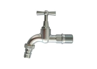 General Purpose Italy Type Bibcock Tap Sandblasted Chrome Surface