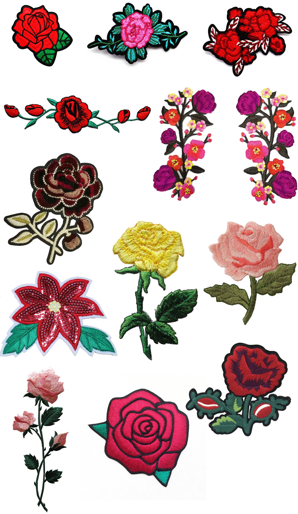Butterfly Shape Metallic Thread Organza Embroidery Applique Patch Customized Design for Garment Accessories Embroidered Rubber