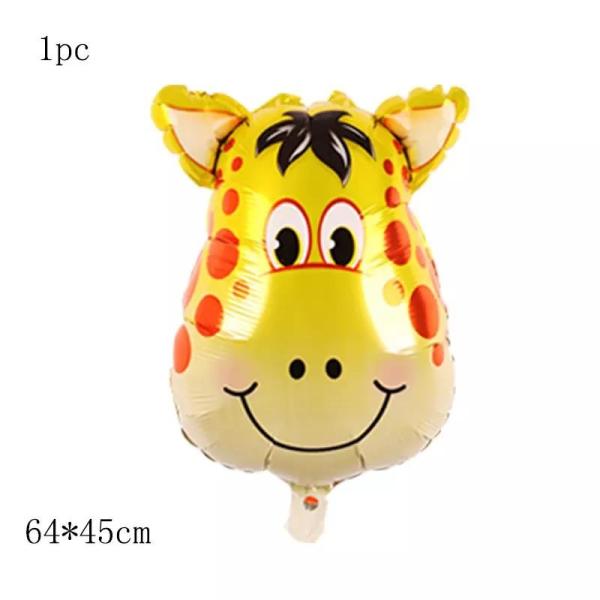 Животное главное украшение воздушного шара фольги гелия мультфильма баллонов фольги