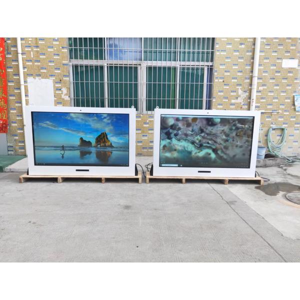 IK10 Wall Mounted Digital Signage Vandal Proof 55 Inch Sun Readable 2500nits