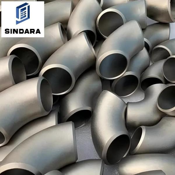 Welded Seamless Steel Pipe Fittings 1/8 NB - 48 NB Short / Long Radius Elbow